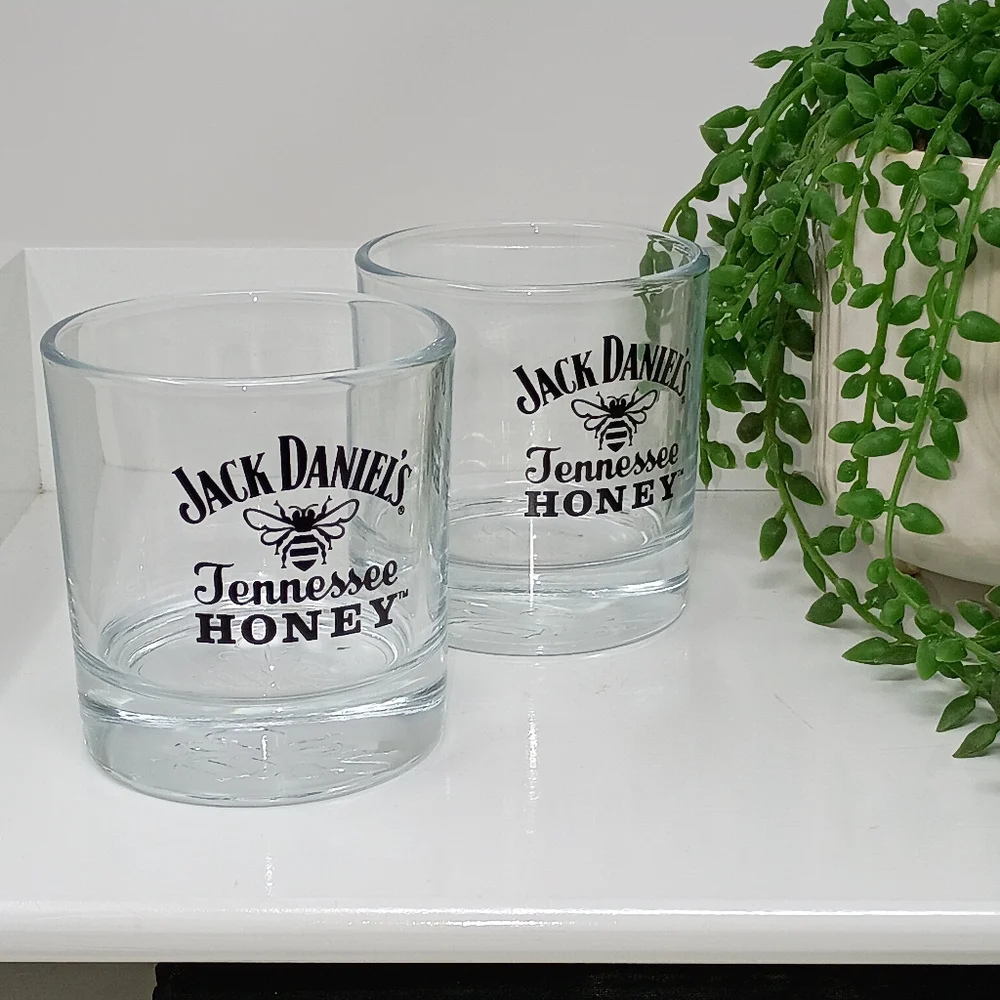 Jack Daniels 2pc Set Burbon Glasses